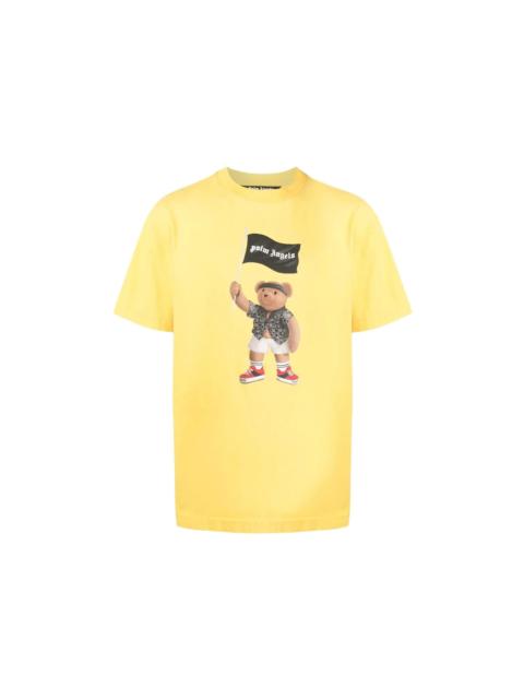 Palm Angels Pirate Teddy Bear T-shirt Yellow