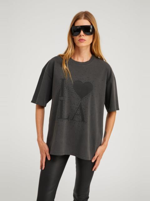 VINTAGE BLACK I LOVE LA TEE