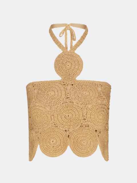 Atlas Crochet Top In Natural