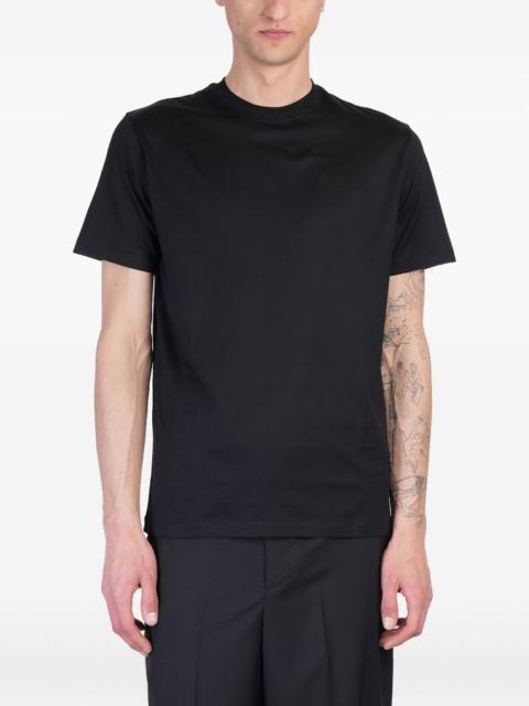 round-neck cotton T-shirt