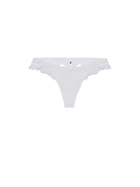 The Butterfly Thong: White