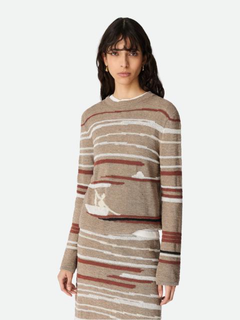 Linen And Cotton Sweater