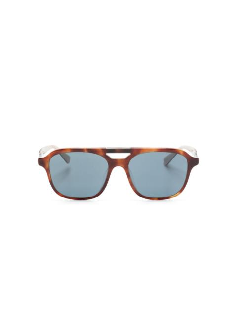 tortoiseshell wayfarer-frame sunglasses