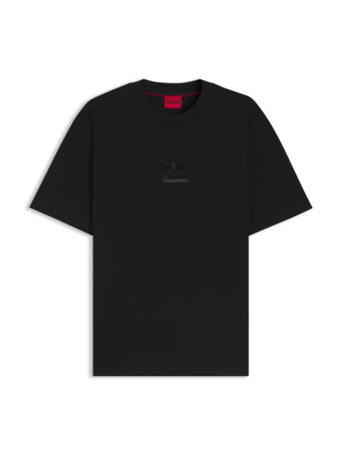 TORTOISE-LOGO T-SHIRT IN COTTON JERSEY