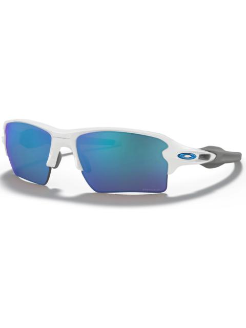 Oakley Flak 2.0 XL Sunglasses Polished White/Prizm Sapphire (OO9188-9459)
