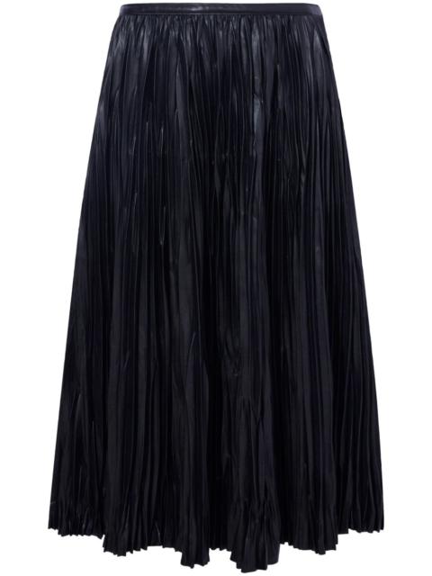 Rosalyn faux-leather skirt