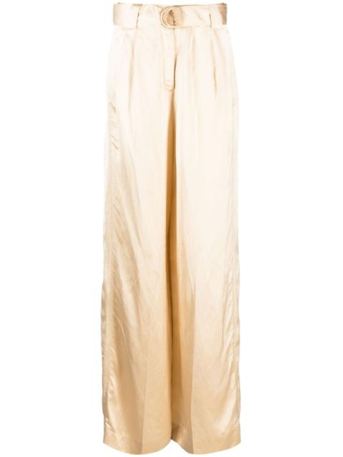 Wonderland satin trousers