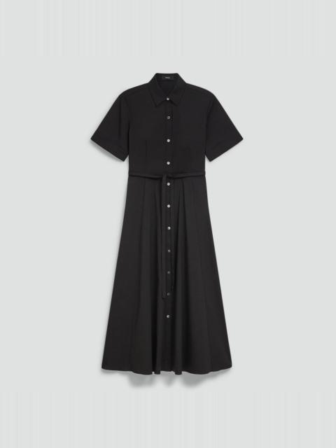 Belted Shirt Dress in Good Poplin