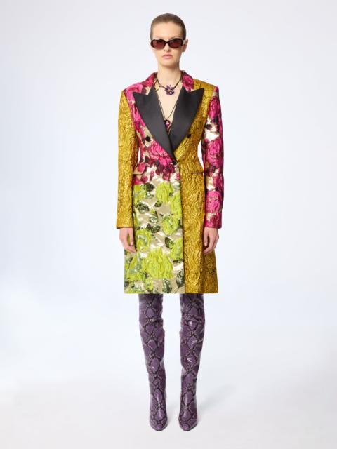 Patchwork Jacquard Frock Coat