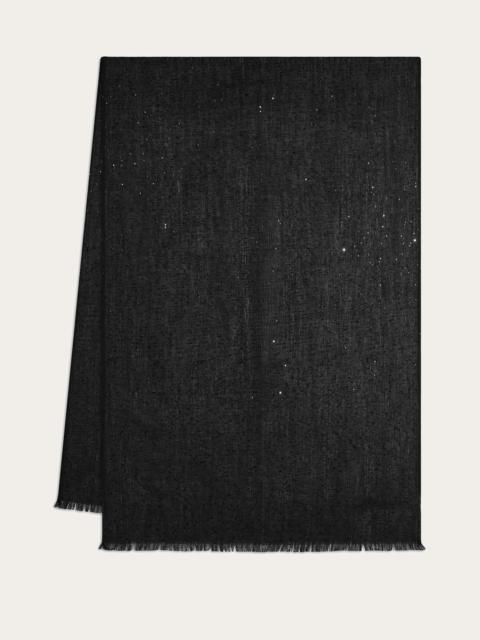 Micro paillette stole