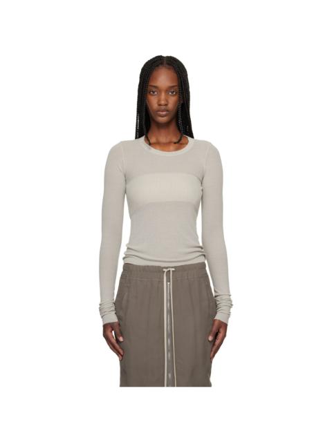 Off-White Temple Cropped Rib LS T-shirt