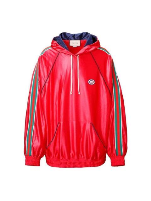 Gucci SS21 Taped Hooded Track Jacket 'Red' 653373-XJDI9-6429