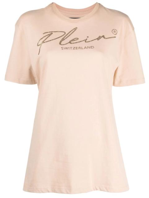 signature crystal-embellished T-shirt