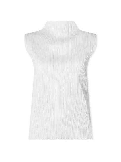 Pleats Please Issey Miyake Basics Sleeveless Top