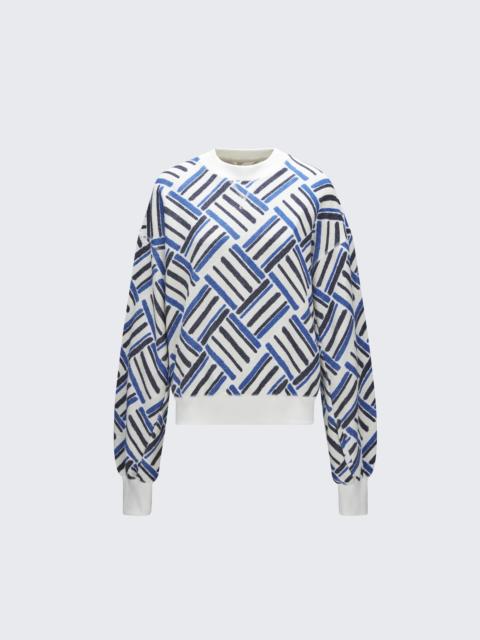 Stripe Crewneck Sweatshirt