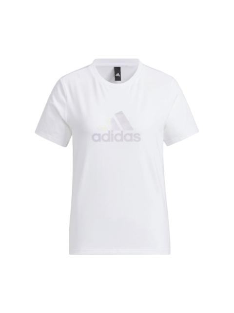 (WMNS) adidas Must Haves Badge Of Logo T-Shirt 'White' IZ3147
