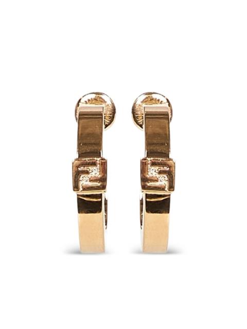 Fendi FF-logo Hoop Earrings
