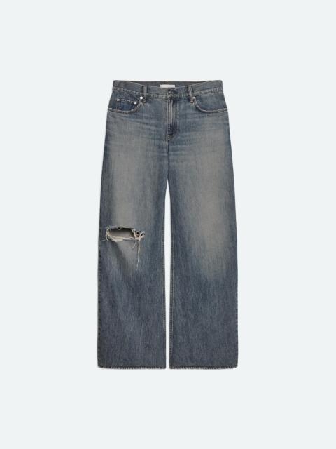 DESTROYED BOOTCUT JEANS