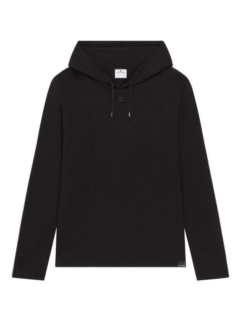asymmetrical cropped hoodie