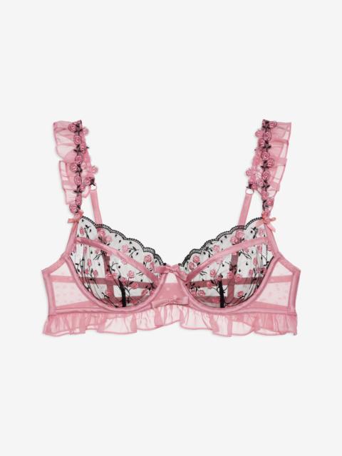 Rose Cluster Underwire Bra