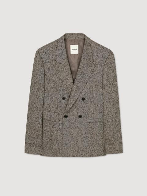 DOUBLE-BREASTED SUIT JACKET