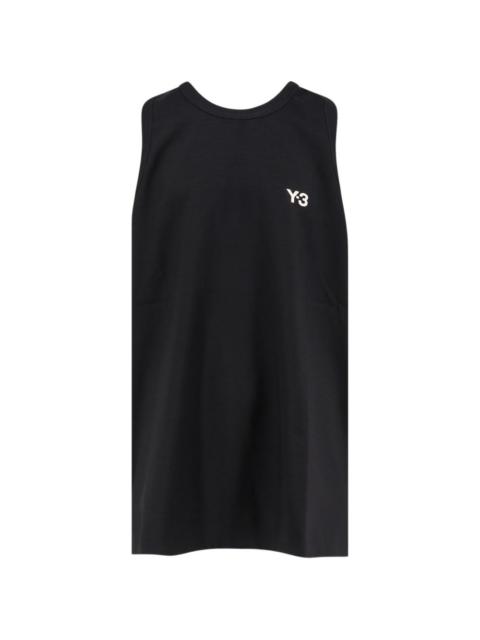 logo-print tank top
