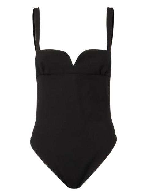 strapless sweetheart swimsuit