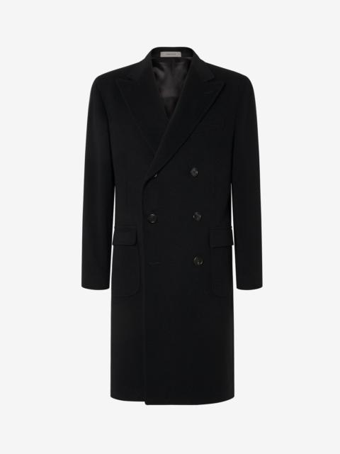 Black super fine wool beaver coat