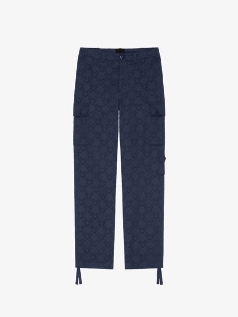 CARGO PANTS IN MONOGRAM 72 COTTON