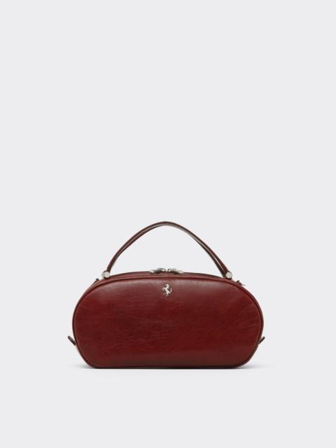 Ferrari Dino Mini Bowling Bag Soft in semi-gloss leather