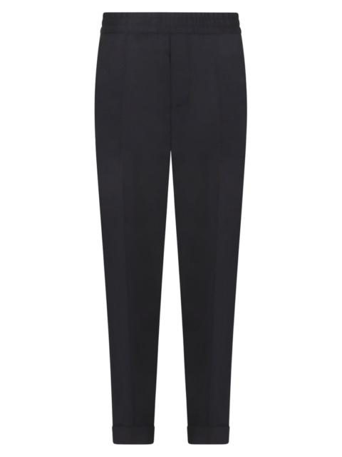 TERRY CROPPED TROUSER | BLACK