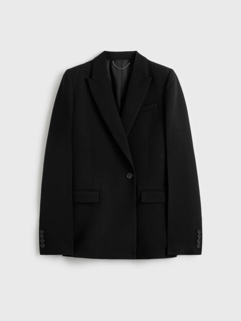Slim tailored blazer black