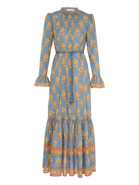JUNIE FRILL MIDI DRESS