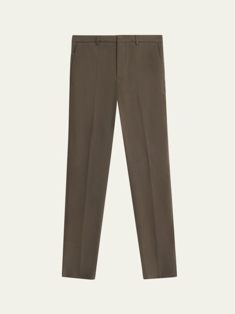 Men's Jarno Cotton Straight Fit Flat-Front Pants