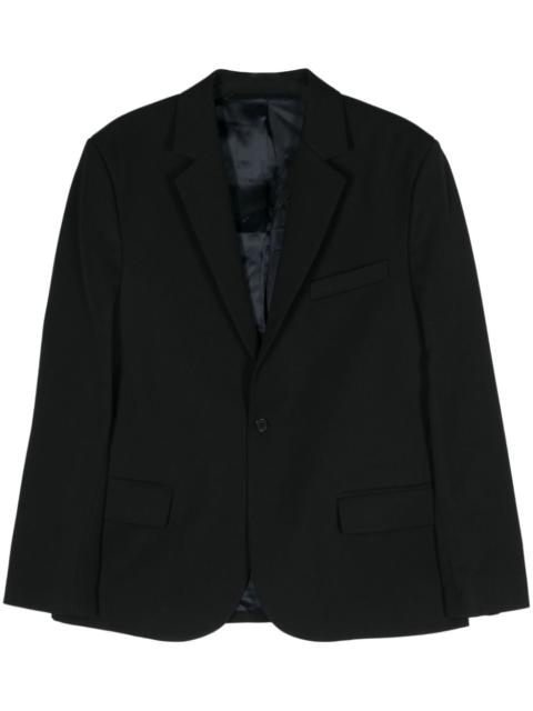 single-breasted wool blazer