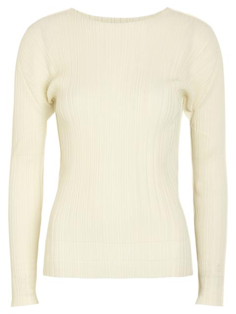 Pleats Please Issey Miyake Pleated Woven top