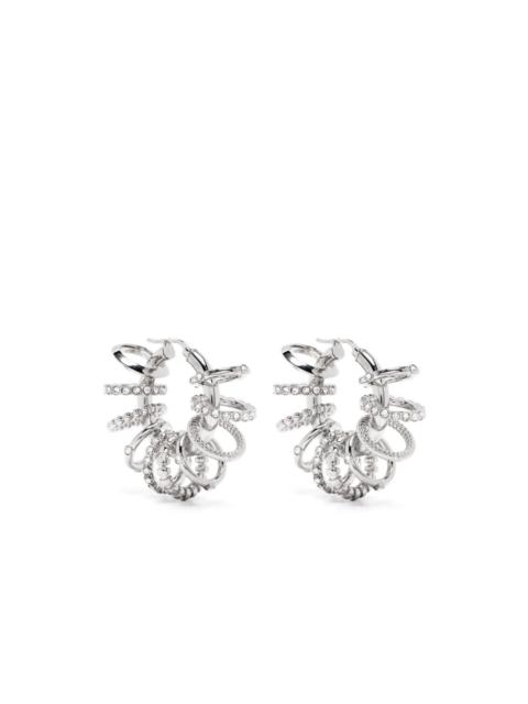 Multi Ring hoop earrings