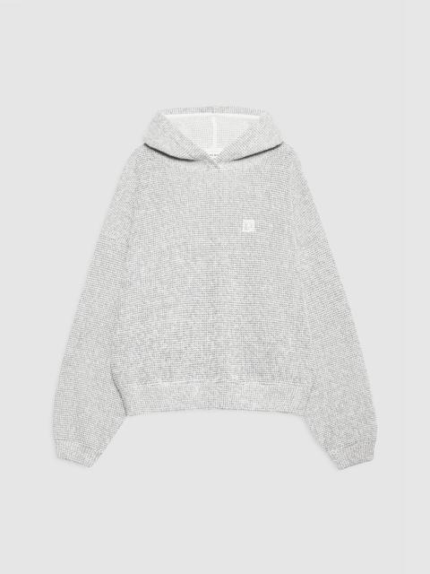 Alec Hoodie Framed Monogram - Ivory And Black