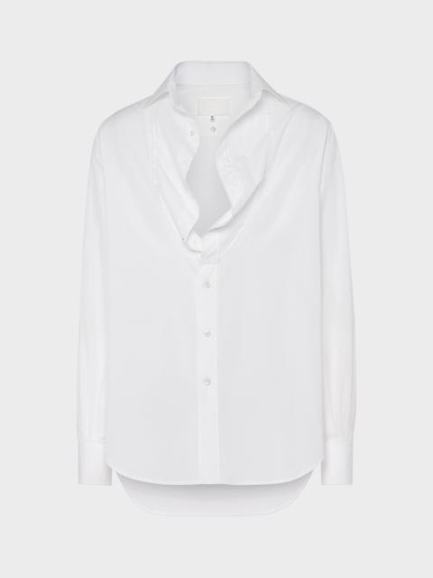 Folded Collar Cotton Shirt