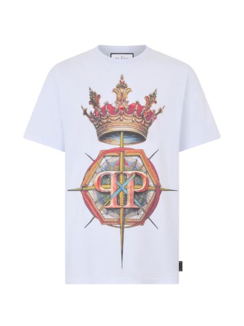 crown-print T-shirt