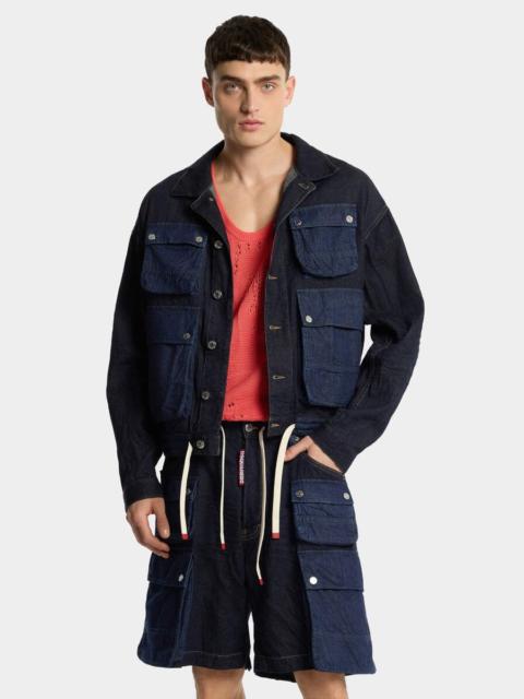 DARK WEIGHT WASH SHORTS