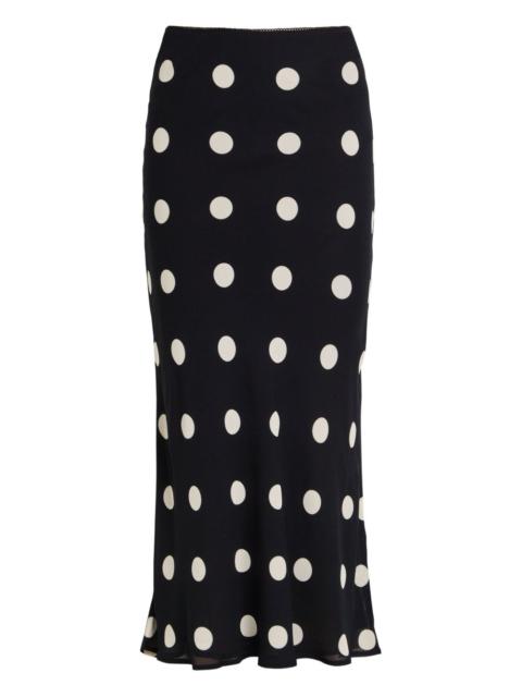 Layla polka-dot skirt