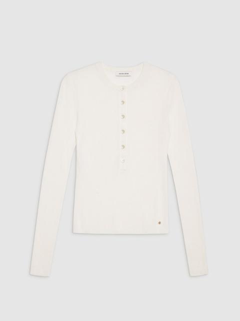 Katrin Long Sleeve Sweater - Ivory