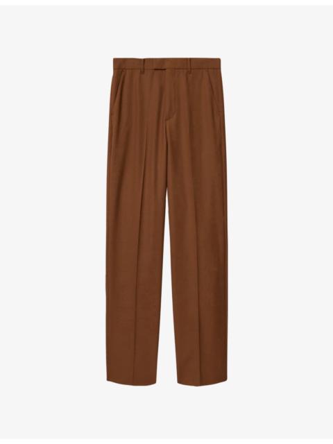 Beck Straight-Leg Wool-Blend Trousers