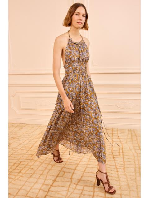 Anelise Halter Midi Dress