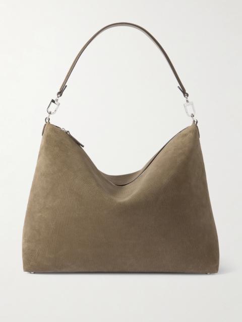 Bevel Medium Textured-suede Tote