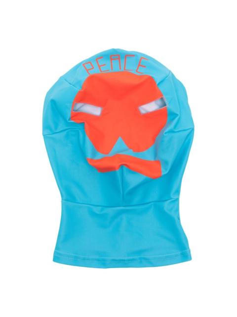 logo-print face mask