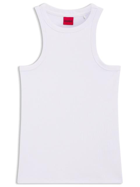 SLIM-FIT PANTS IN A STRETCH-COTTON