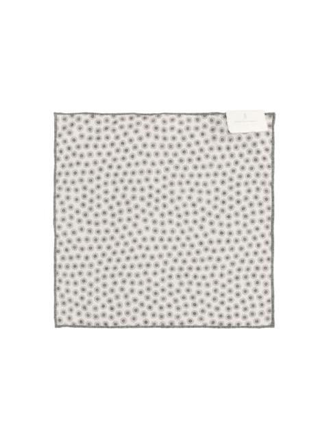 polka-dot pocket square