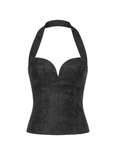 Astrid floral-print top